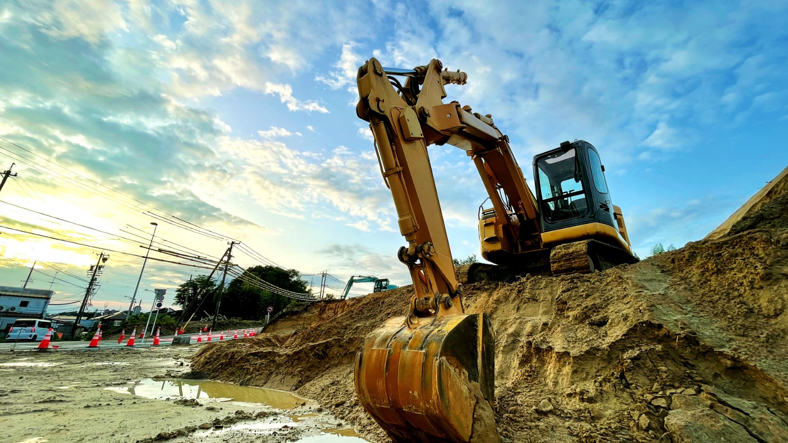 ダム工事などの現場作業スタッフ