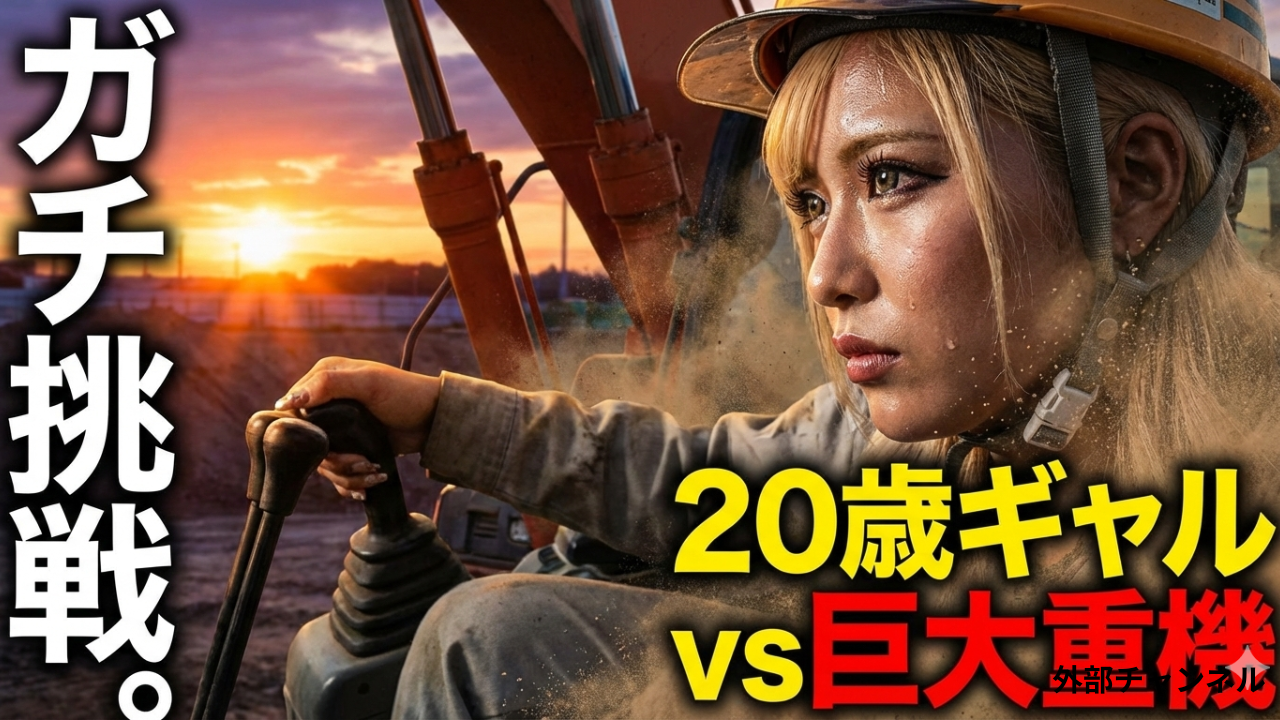 【初運転】20歳のギャルが重機の資格に挑んだ結果【ユンボ】(外部チャンネル)